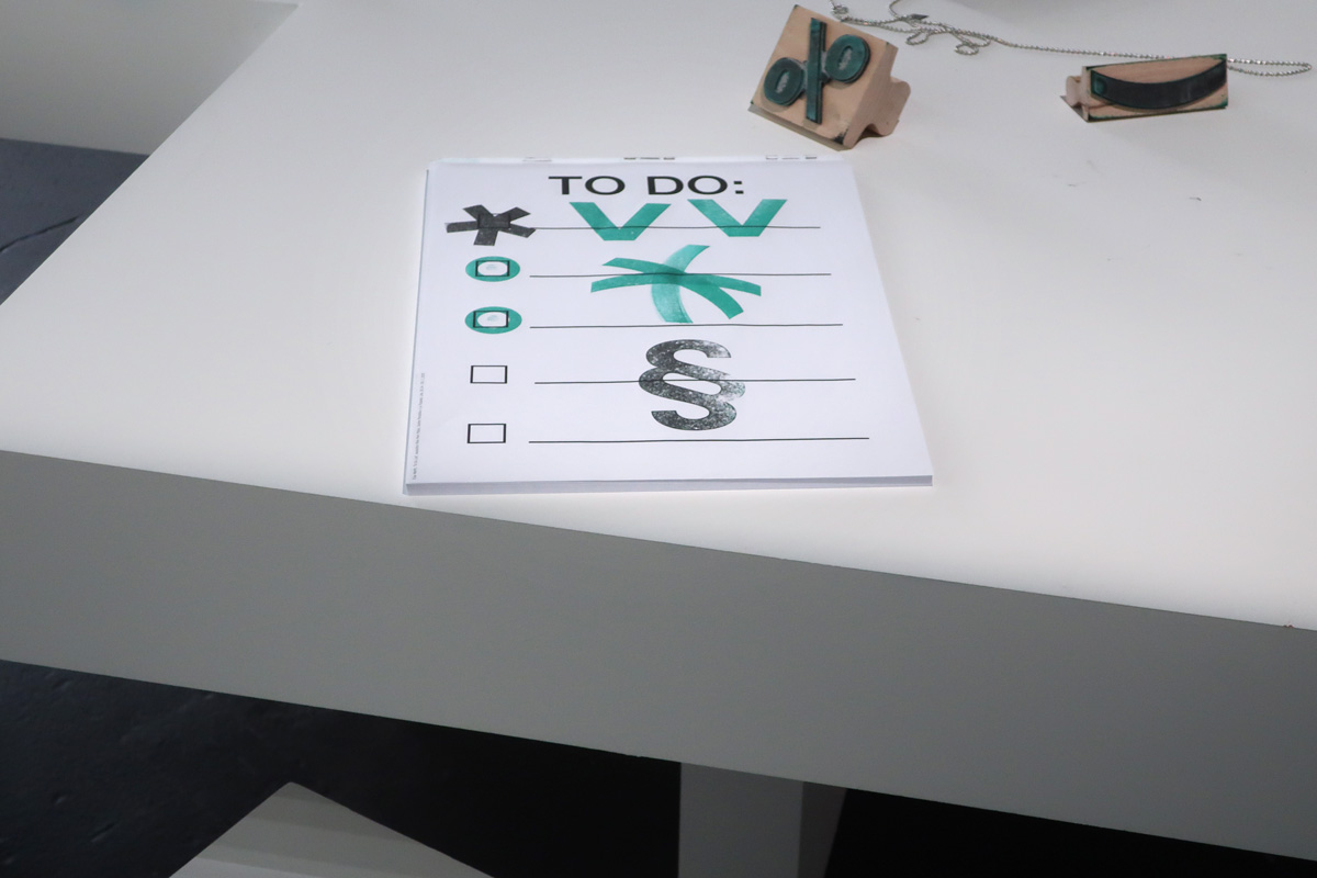 Elsa Werth, Dispositif de mediation Fluxus, Pom Pom Pidou, Le Tripostal, 2025_To Do List_3